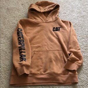 Caterpillar Tan Hoodie Youth L Adult S